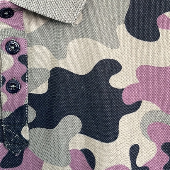 🌟New Mens Industry Camouflage print polo-Small🌟 - Picture 2 of 6